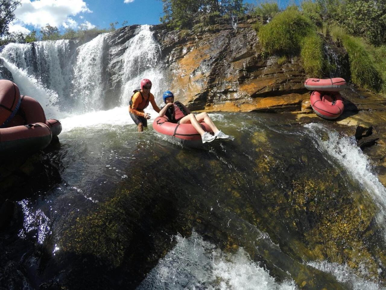 Salto Corumba Hotel Camping Clube Corumbá de Goiás Bagian luar foto