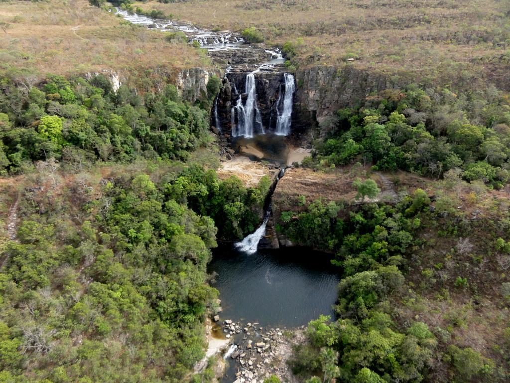 Salto Corumba Hotel Camping Clube Corumbá de Goiás Bagian luar foto